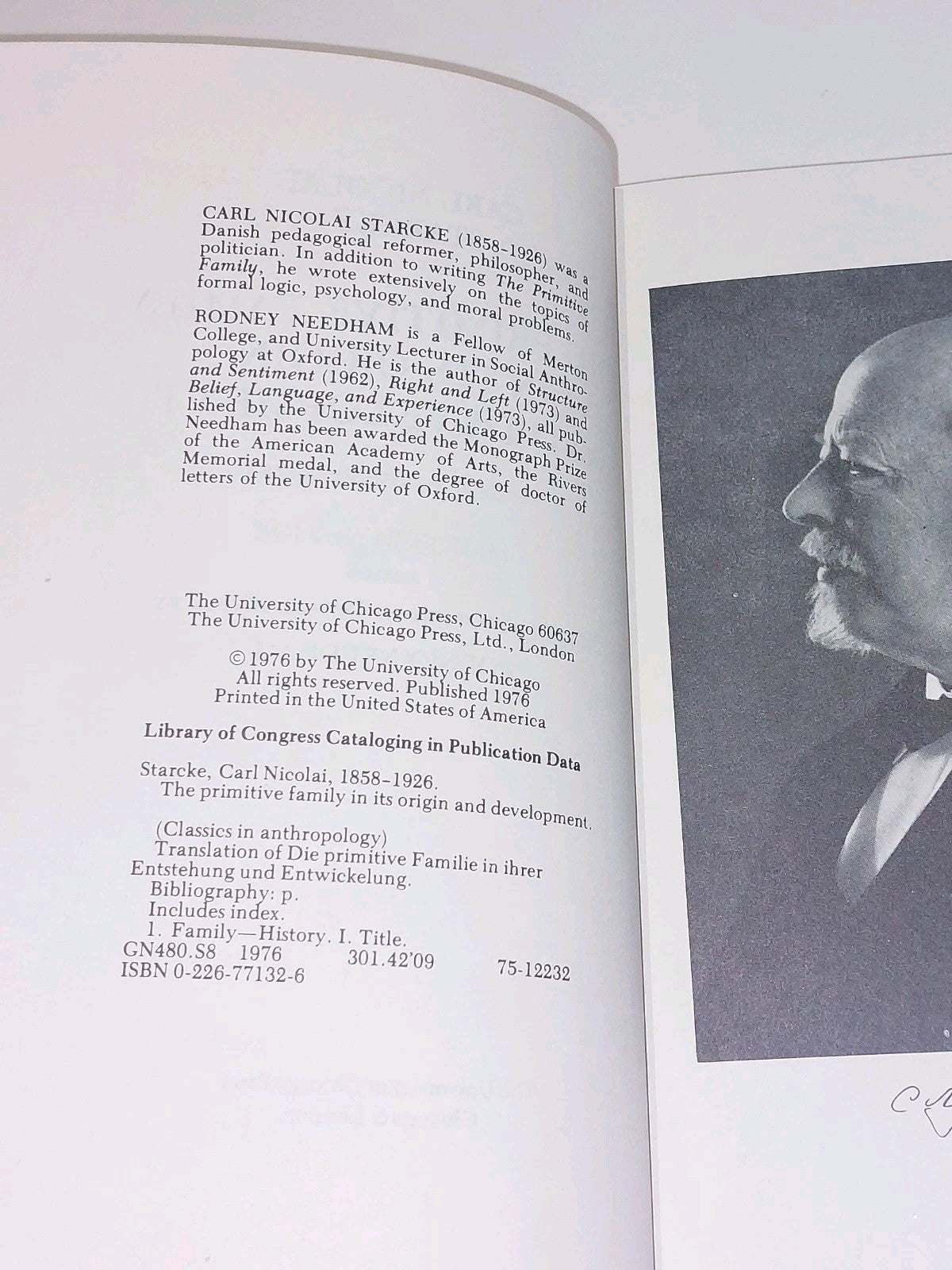 Primitive Family In Its Origin And Development (1976) By Carl Starcke Hb Book3