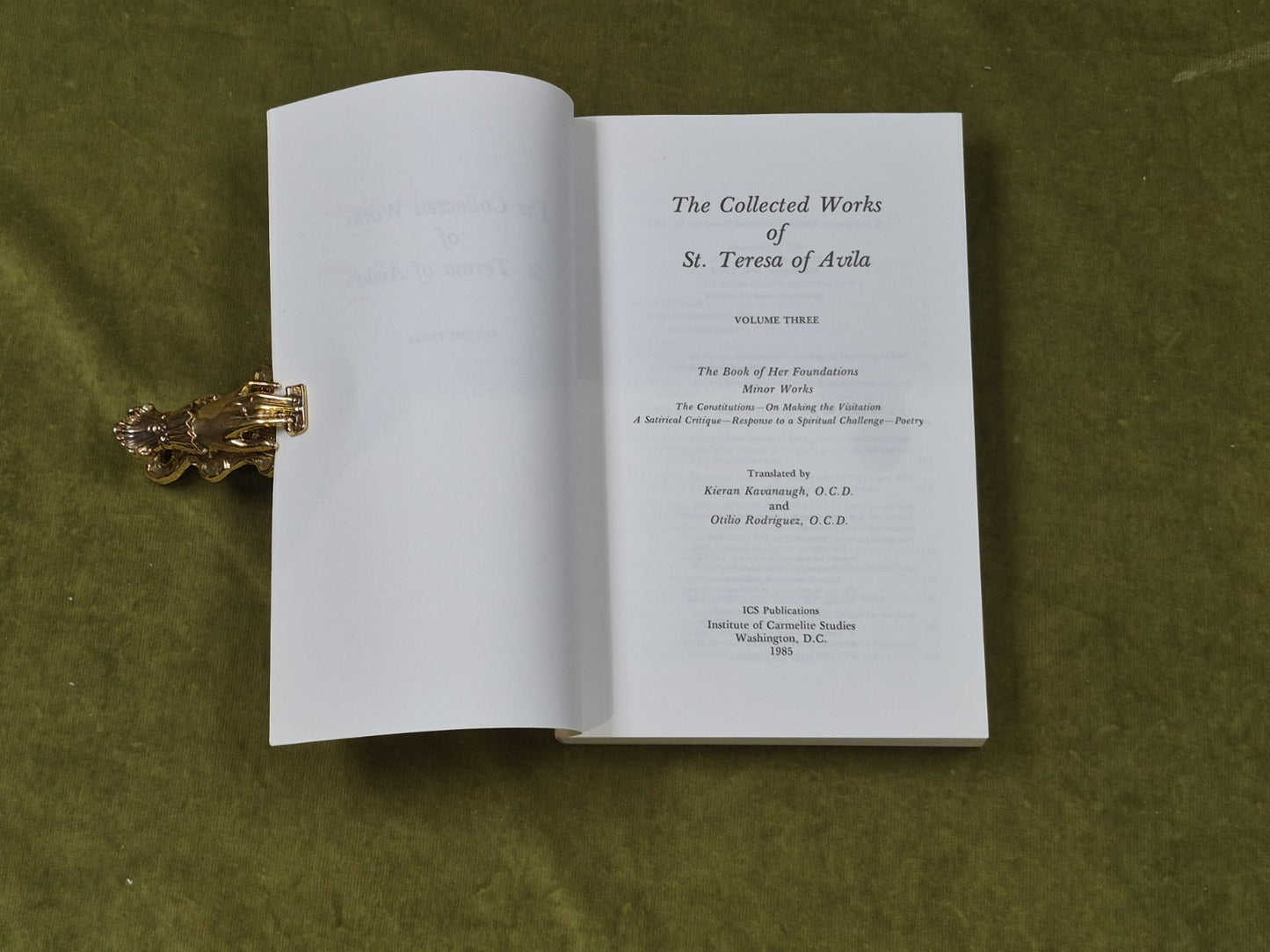 The Collected Works of St Teresa of Avila Vol 1-3 - Kavanaugh , Rodriguez ICS PB4