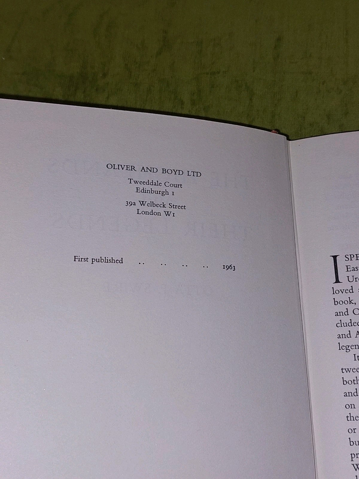 The Highlands And Their Legends By Otta F. Swire (1963) 1st Ed Hb Dj5