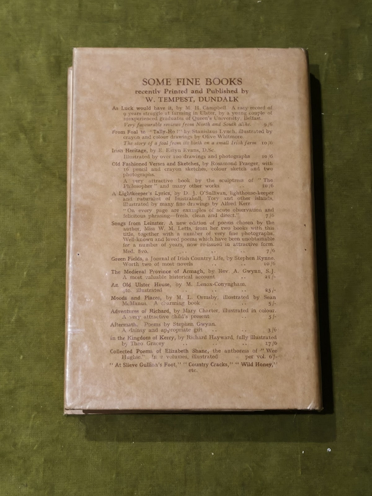 The Dogs of Ireland – 1st Ed 1949 – Anna Redlich – Irish Breeds – w/ Dust Jacket1