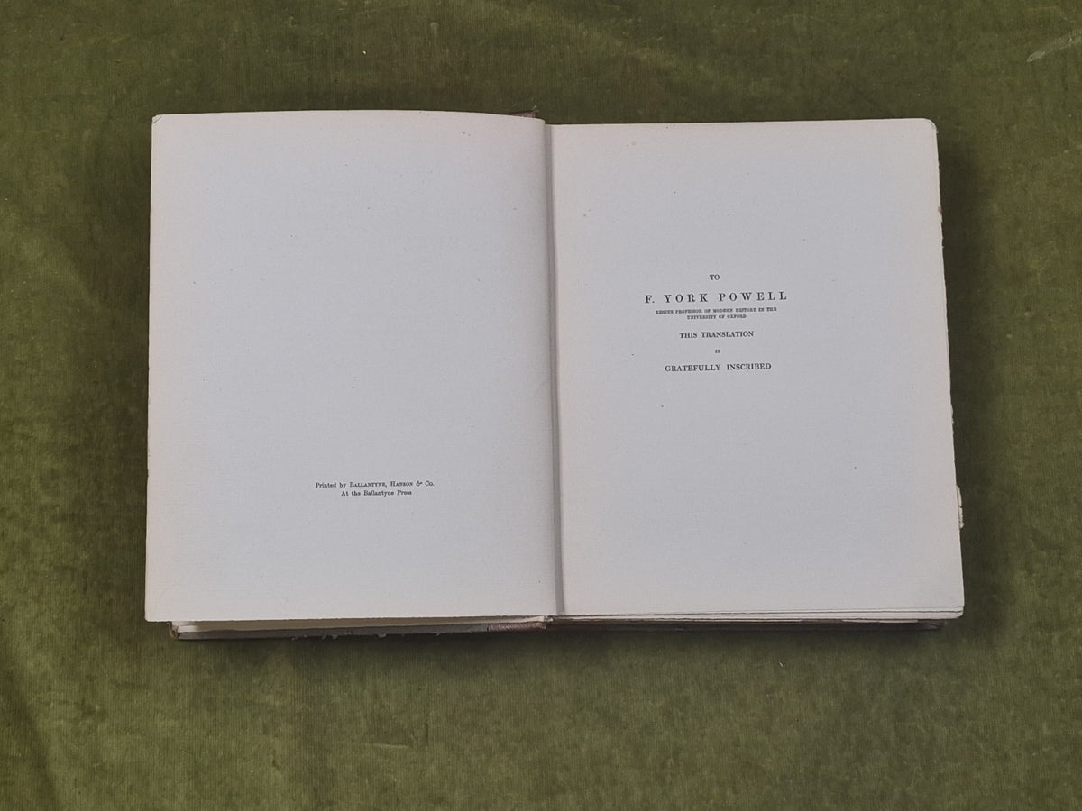 The Saga of King Sverri of Norway - J Sephton , 1899 David Nutt 1st HB4