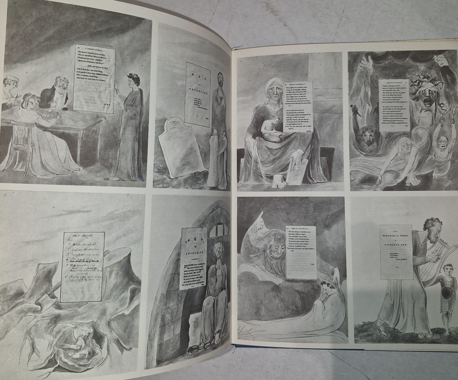 POEMS BY MR. GRAY : Drawings by William Blake (1972, Hardback & Dustjacket)14