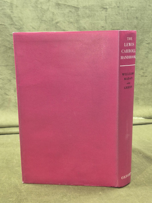 The Lewis Caroll Handbook Sidney Herbert Williams Falconer Madan 1962 1