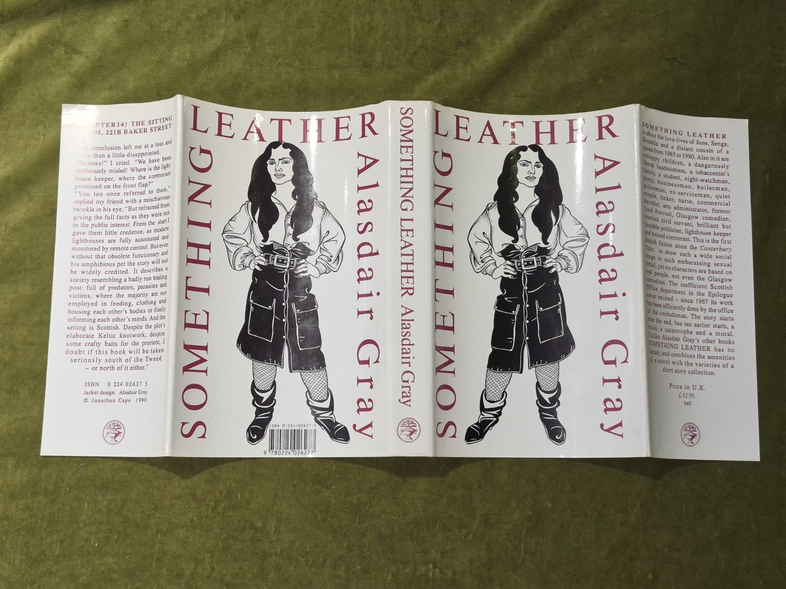 Something Leather, Alasdair Gray  First Edition 1990 HB DJ4