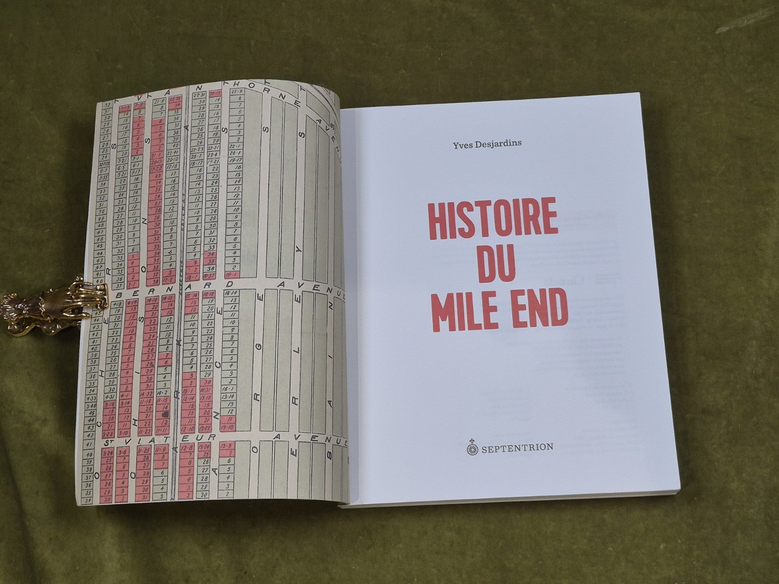  Histoire du Mile End - Yves Desjardins , Septentrion 2017 Paperback3