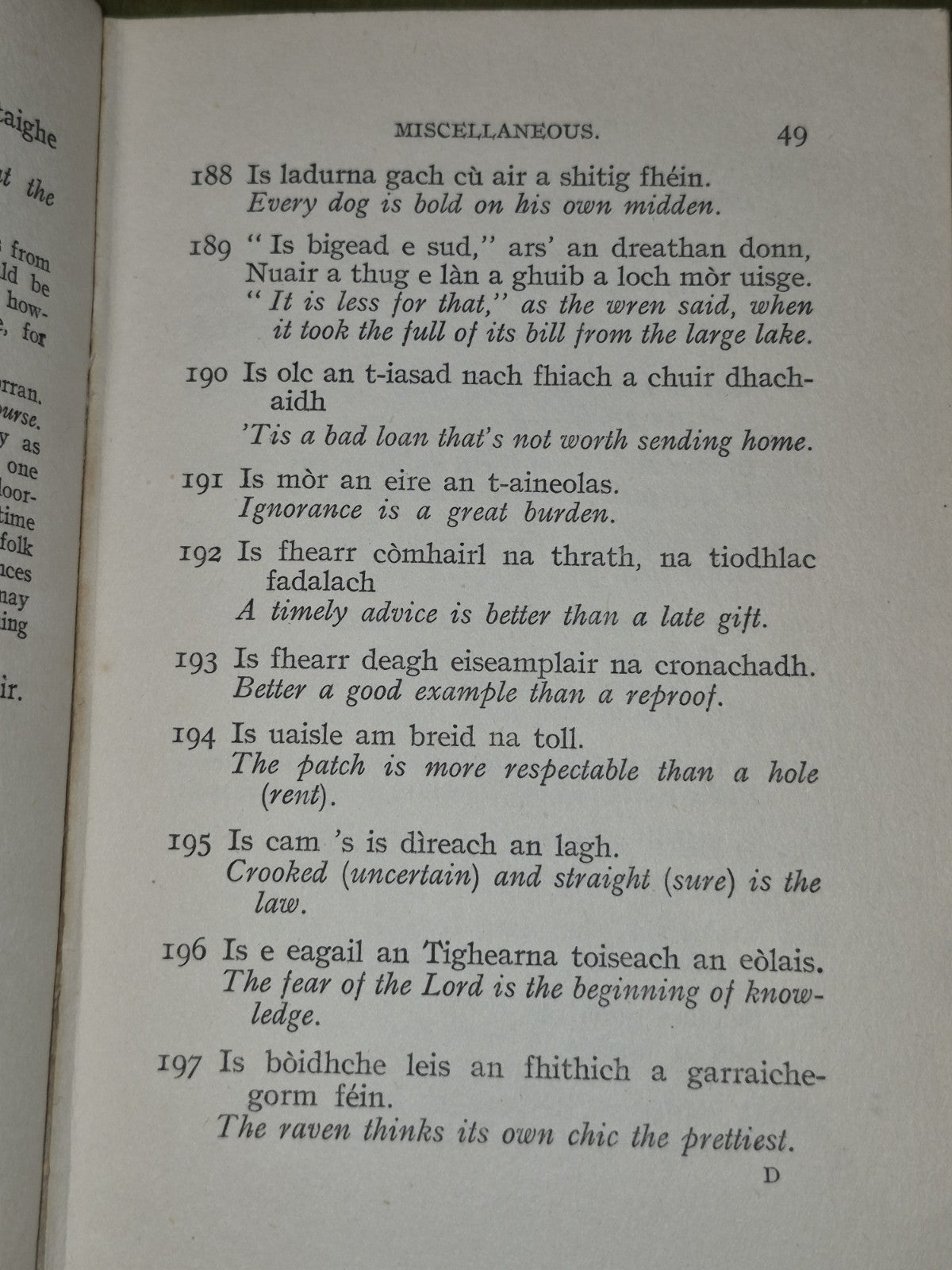 Gaelic Proverbs and Proverbial Sayings Macdonald Eneas Mackay Stirling6