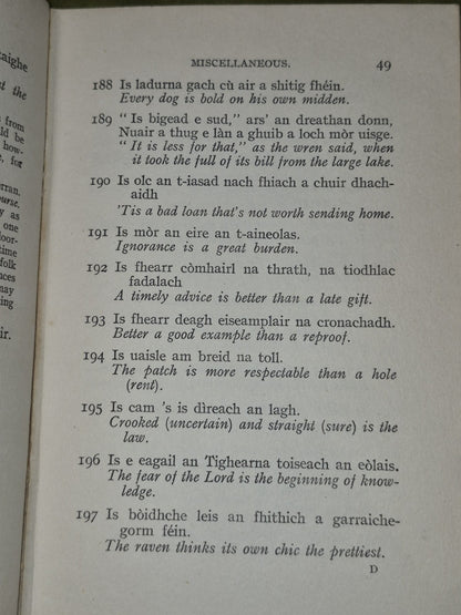 Gaelic Proverbs and Proverbial Sayings Macdonald Eneas Mackay Stirling6