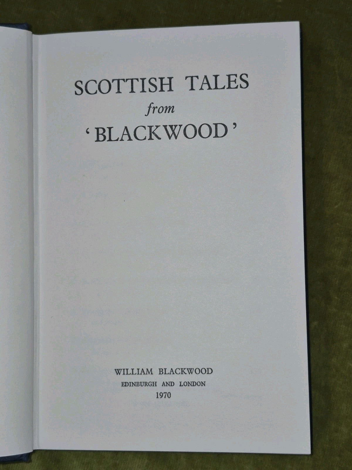Blackwood Tales Set Scottish Sea Navy Ghost Suspense Traveller's Treasure 197016