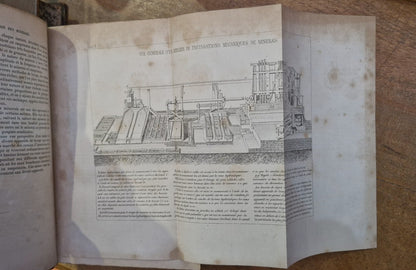 COURS ÉLÉMENTAIRE DE CHIMIE. 4 Volumes In 2 Bindings. M V Regnault 3rd Ed. 185112