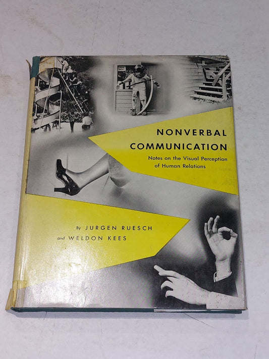 Nonverbal Communications  Ruesch & Kees  Hardback (1959) 3rd Printing Book0