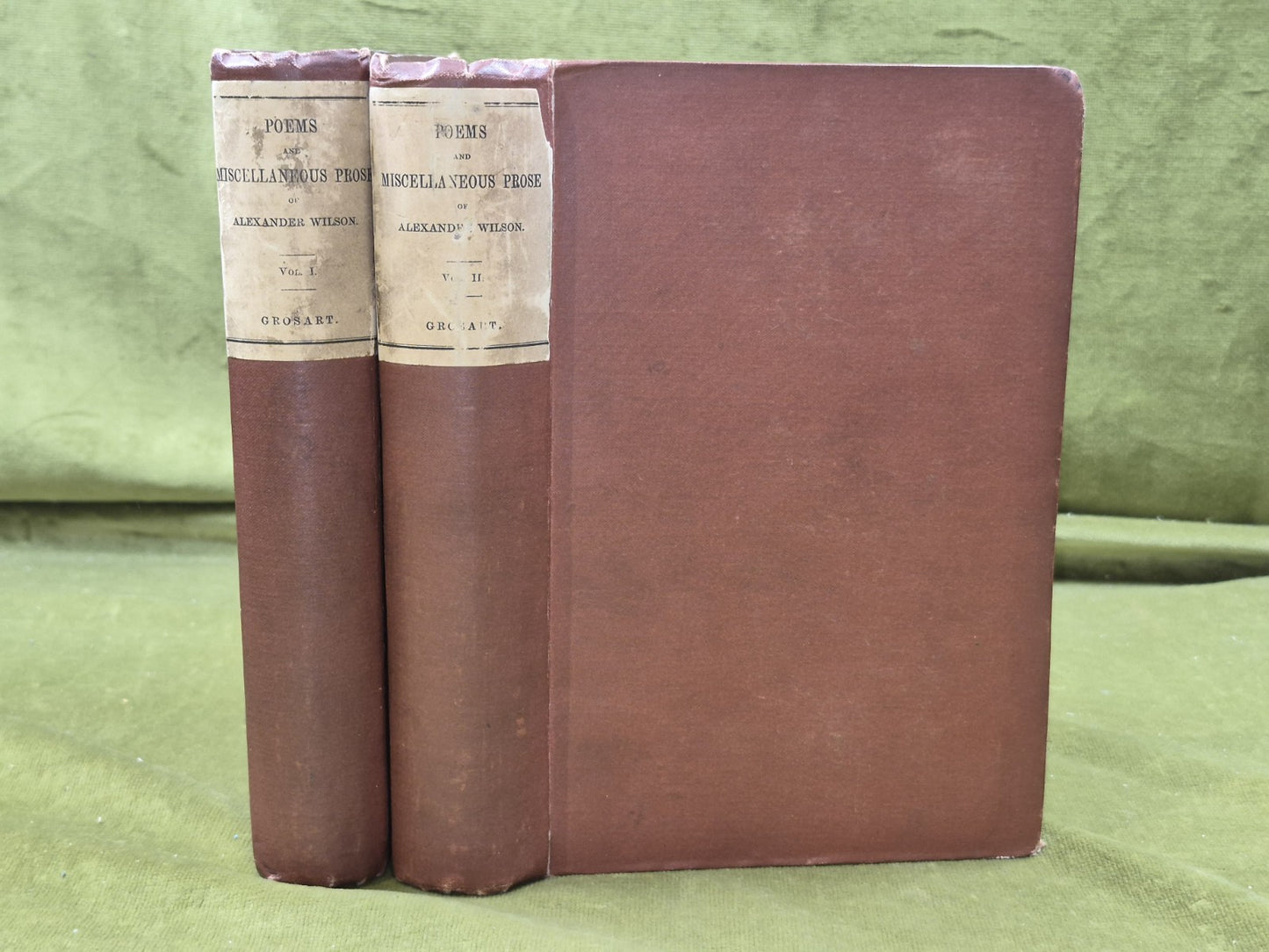 Poems and Literary Prose Alexander Wilson 1876 Alexander Grosart Paisley 0