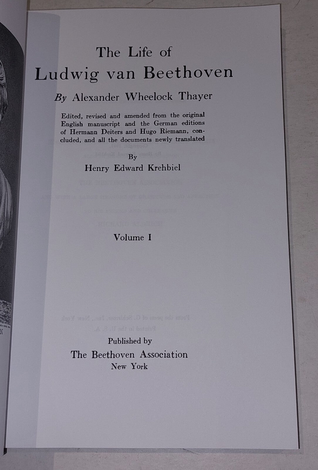 The Life Of Ludwig Van Beethoven By Alexander Thayer (2013) [3 Volume Set] Pb 3