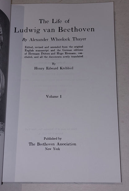 The Life Of Ludwig Van Beethoven By Alexander Thayer (2013) [3 Volume Set] Pb 3