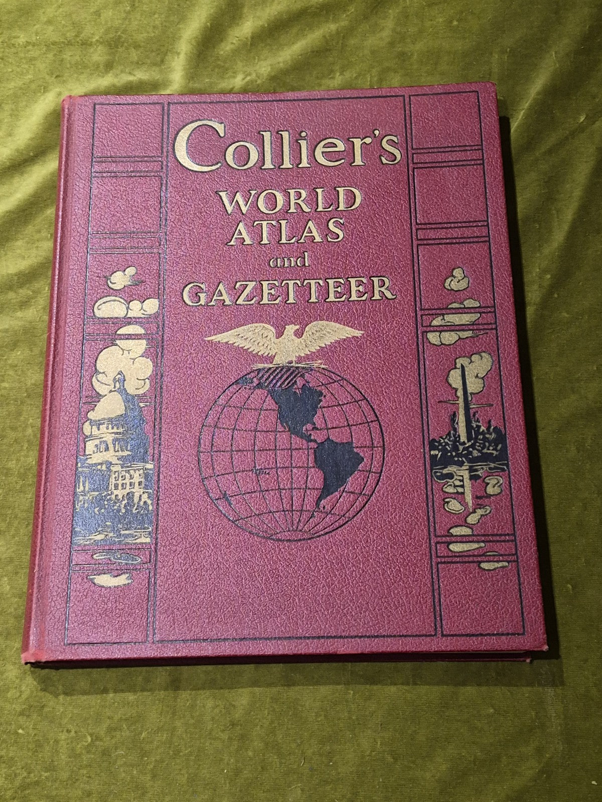 Collier's World Atlas and Gazeteer0
