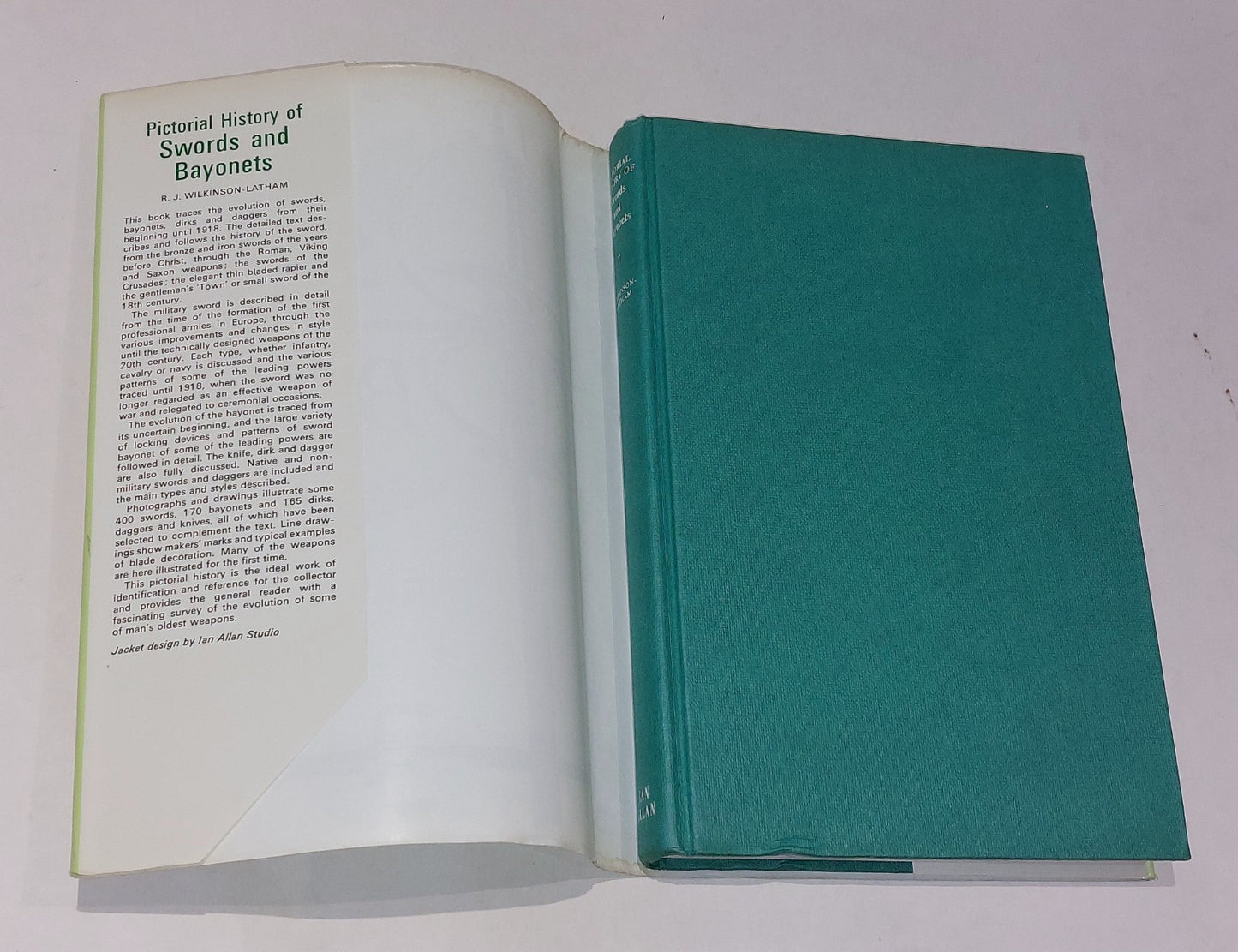 Pictorial History of Swords & Bayonets By WilkinsonLatham (1973) Hb Book2