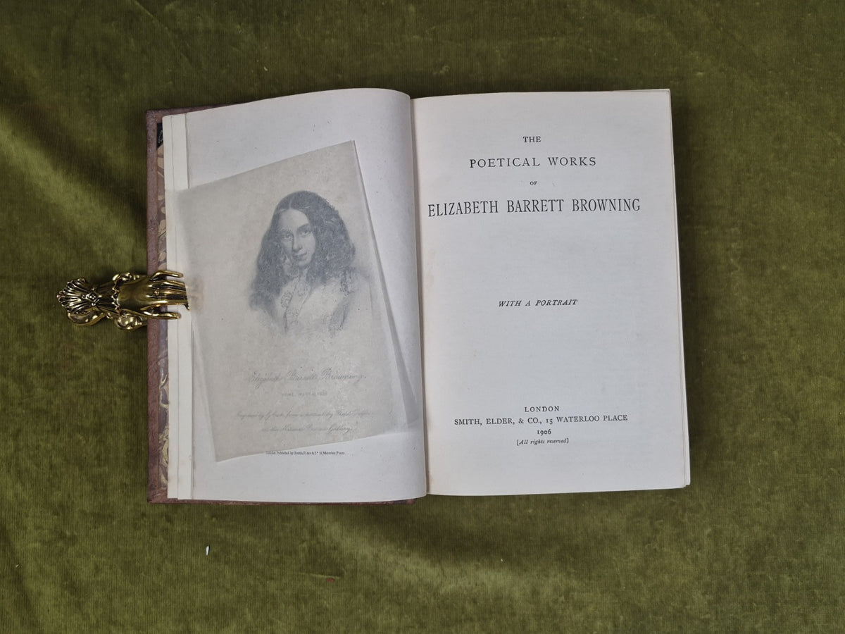 The Poetical Works of Elizabeth Barrett Browning - Smith Elder & Co 1906 Leather6