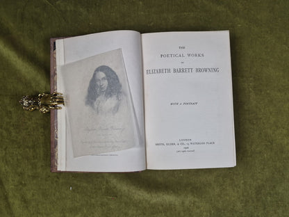 The Poetical Works of Elizabeth Barrett Browning - Smith Elder & Co 1906 Leather6