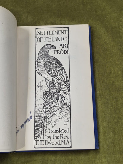 The Book of the Settlement of Iceland - Rev T Ellwood , Kendal 18984