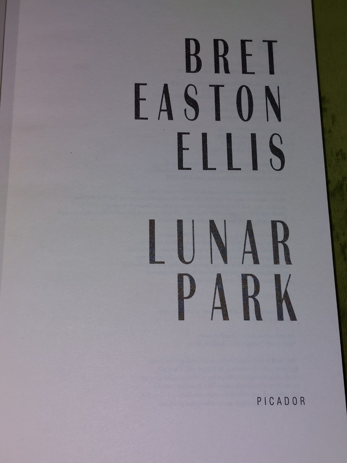 Brett Easton Ellis Lunar Park (2005) Limited Hardback 1st Edition In Slipcase 7