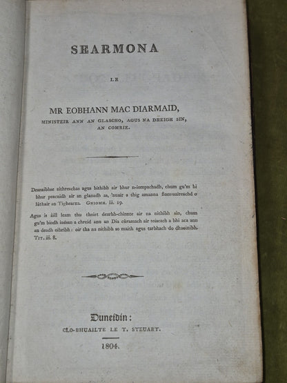 Searmona le Mr Eobhann Mac Diarmaid 1804 Clo-Bhuailte4