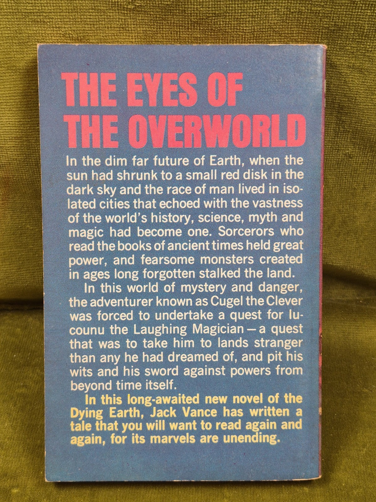 Jack Vance The Eyes of the Overworld 1966 First Edition Ace Paperback1