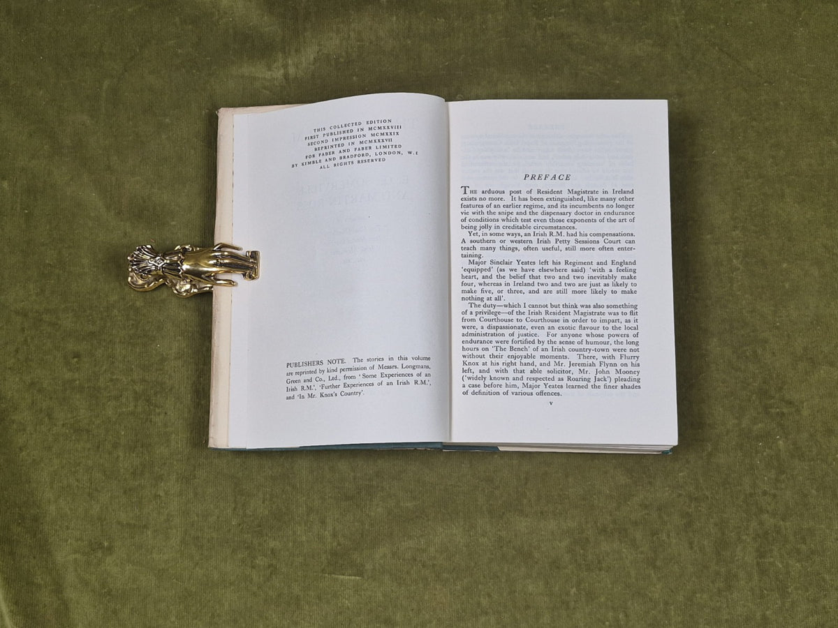 The Irish R M and His Experiences by E OE Somerville, Martin Ross - 1937 HB DJ5