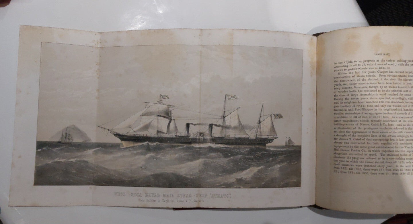 1856 Memorials of the Lineage of James Watt G Williamson 1st Edition With Map13