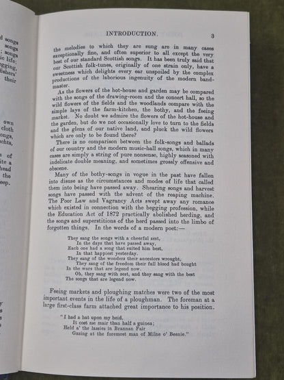 Bothy Songs & Ballads John Ord Aberdeen Banff Moray Angus Mearns4