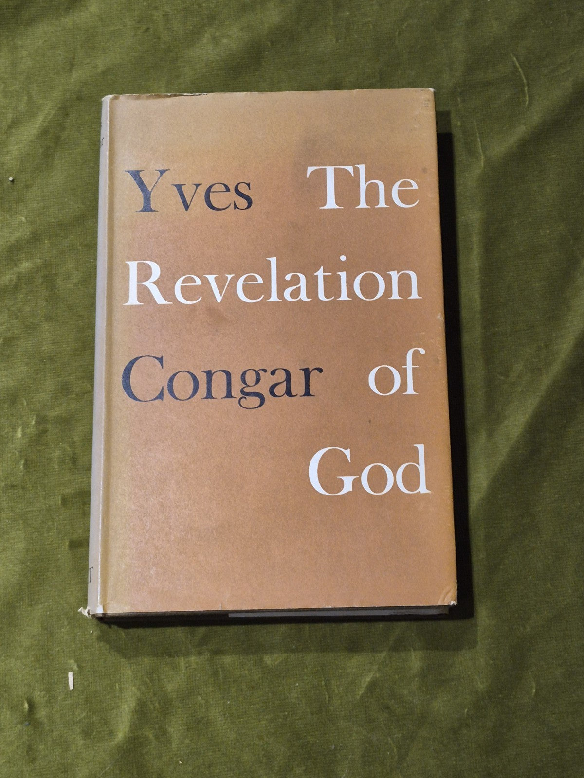 The Revelation of God-Yves Congar Hardcover 1988 with Dust Jacket0