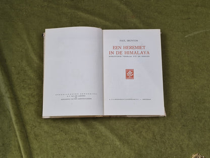 Een Heremiet in de Himalaya - Paul Brunton , A J G Strengholt HB DJ3