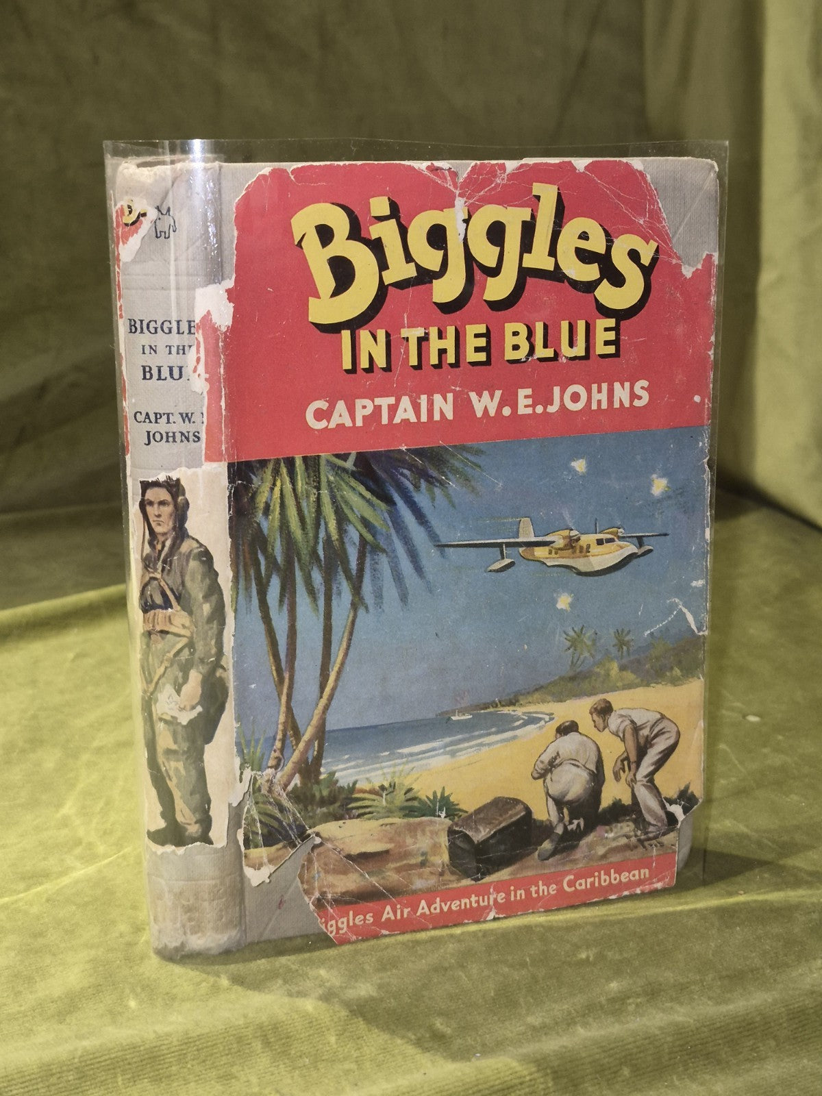 1953 First Edition Captain W E Johns Biggles In The Blue0