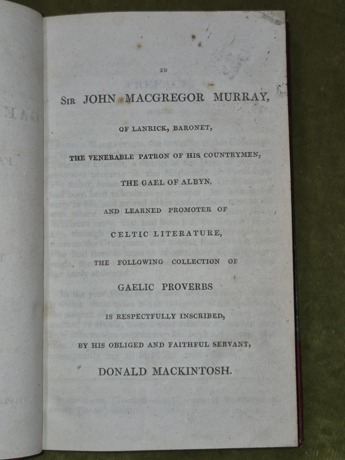 Mackintosh's Gaelic Proverbs 1819 Benjamin Franklin Edinburgh5