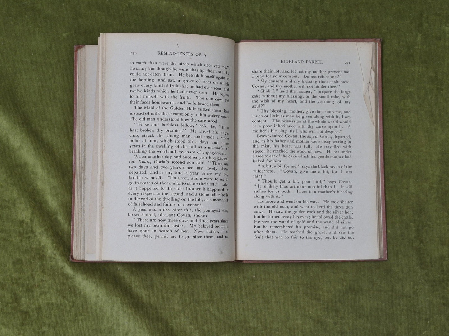 Reminiscences of a Highland Parish - Norman Macleod , Partridge ca 18676