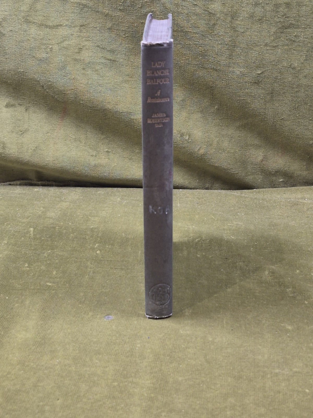 Lady Blanche Balfour a Reminiscence - James Robertson , Hodder & Stoughton HB DJ2