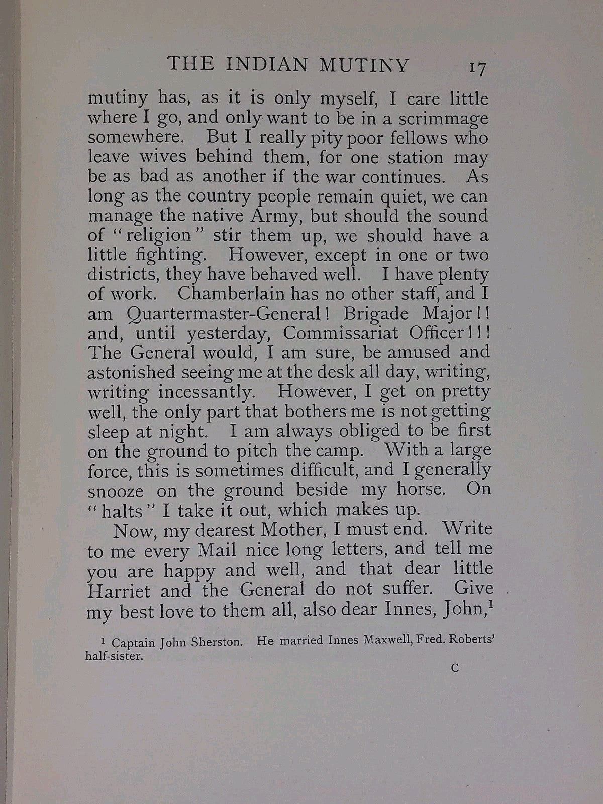 Earl Roberts. Letters Written During The Indian Mutiny (1924) Signed.6