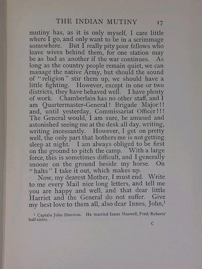 Earl Roberts. Letters Written During The Indian Mutiny (1924) Signed.6