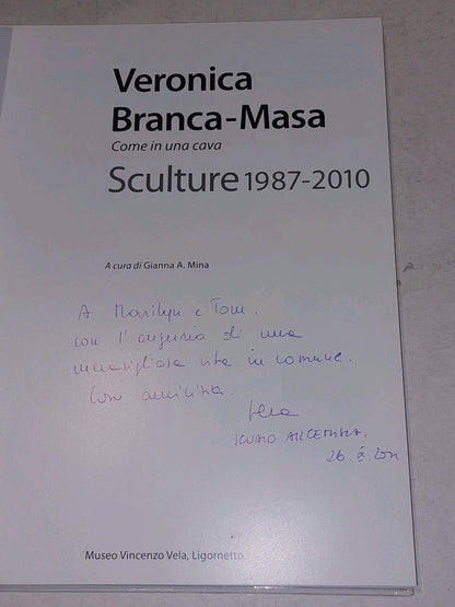 Veronica Branca-Masa : Sculture 1987-2010 (2011) Hb Book2