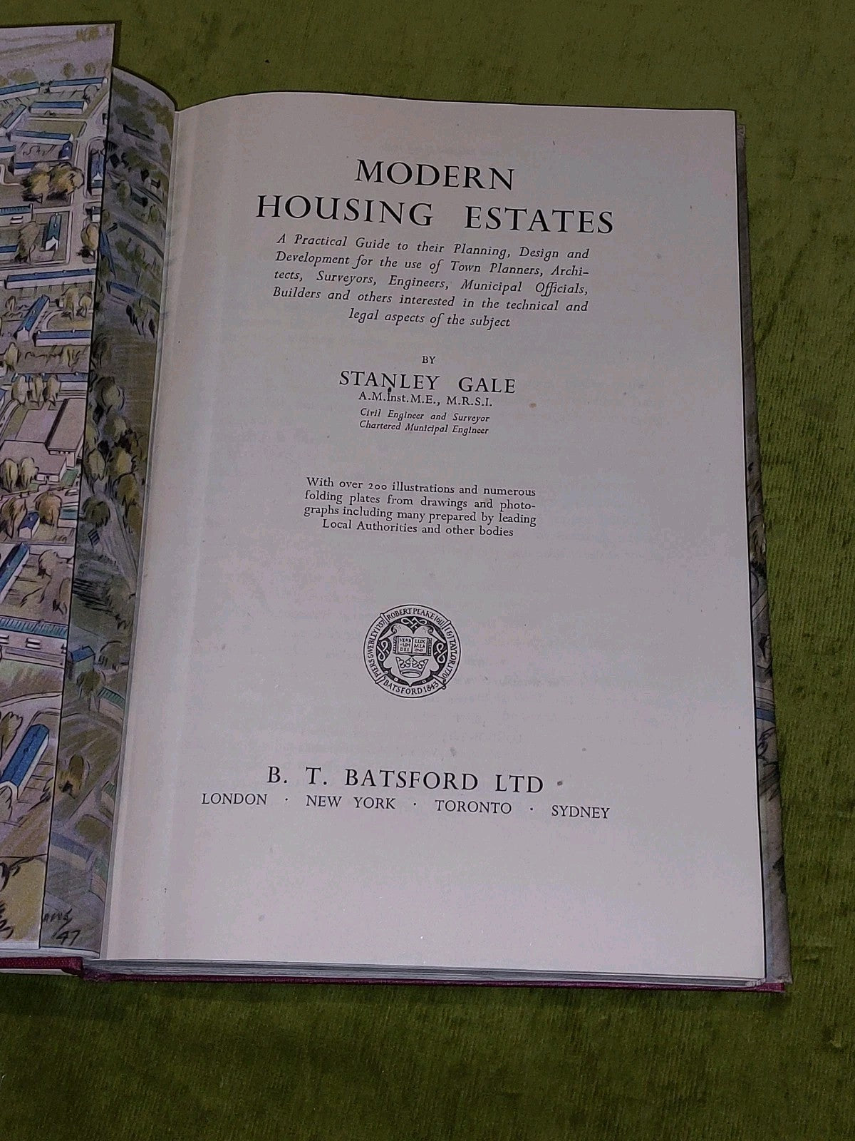 Modern Housing Estates (1949) Stanley Gale [Batesford] 1st HB3