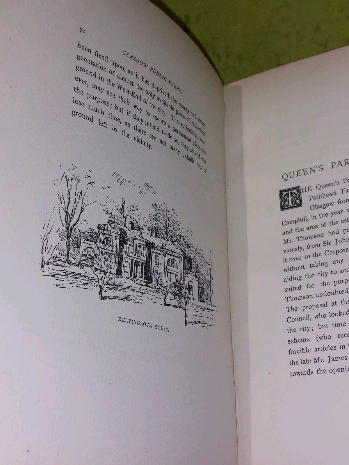 Glasgow Public Parks By Duncan M'Lellan (1894) [John Smith] Hb Book5