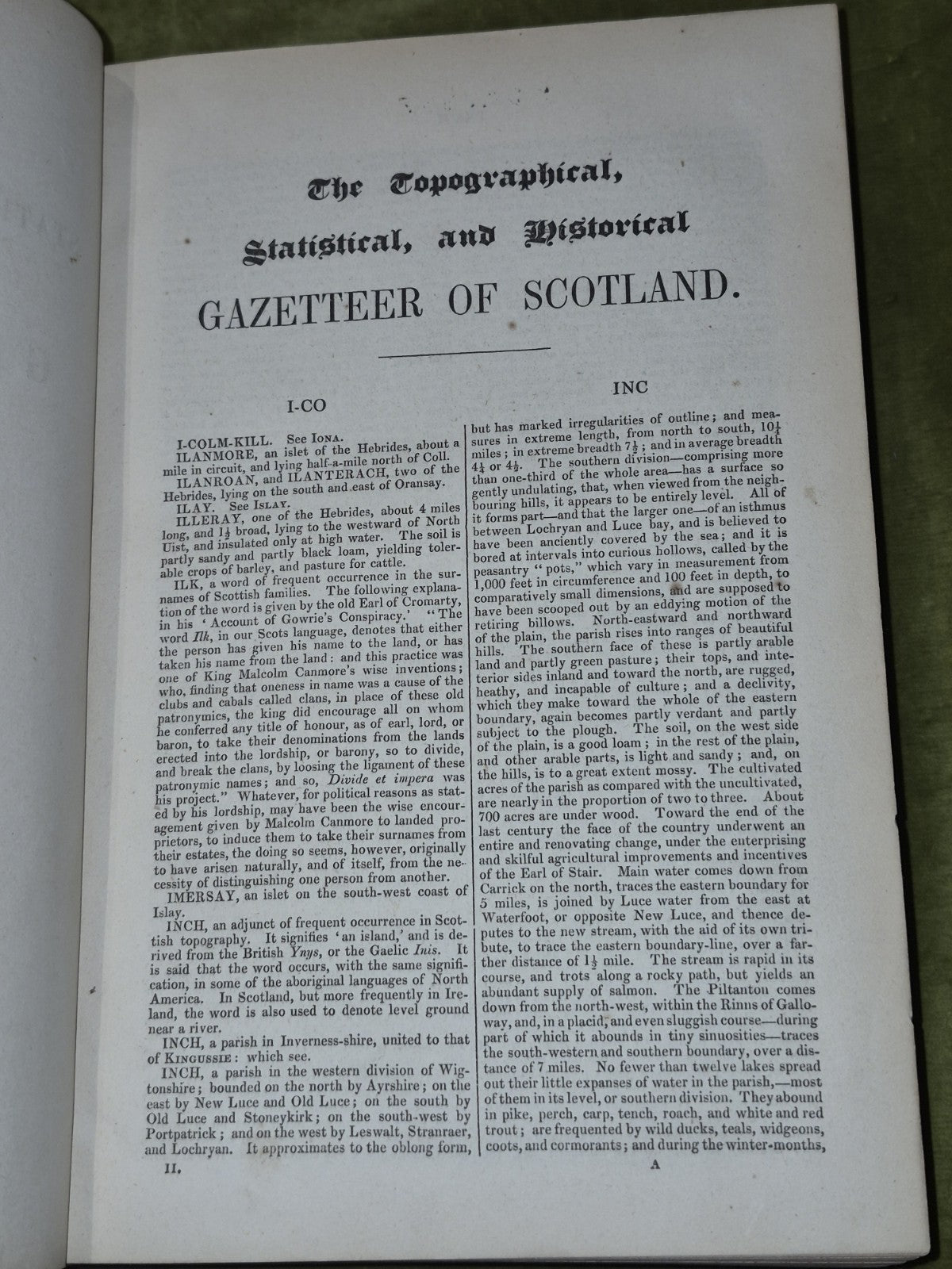 The Topographical Statistical and Historical Gazetteer of Scotland Set 1 and 28