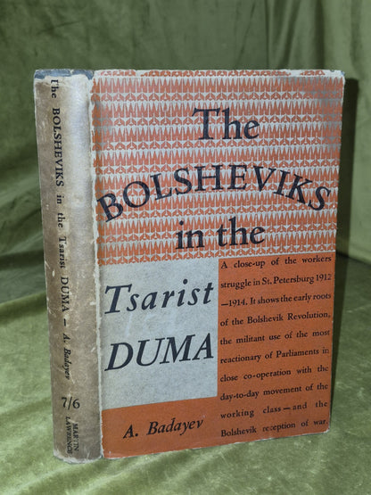 The Bolsheviks in the Tsarist DUMA (1929 First Edition) A. Dadayev Lenin0
