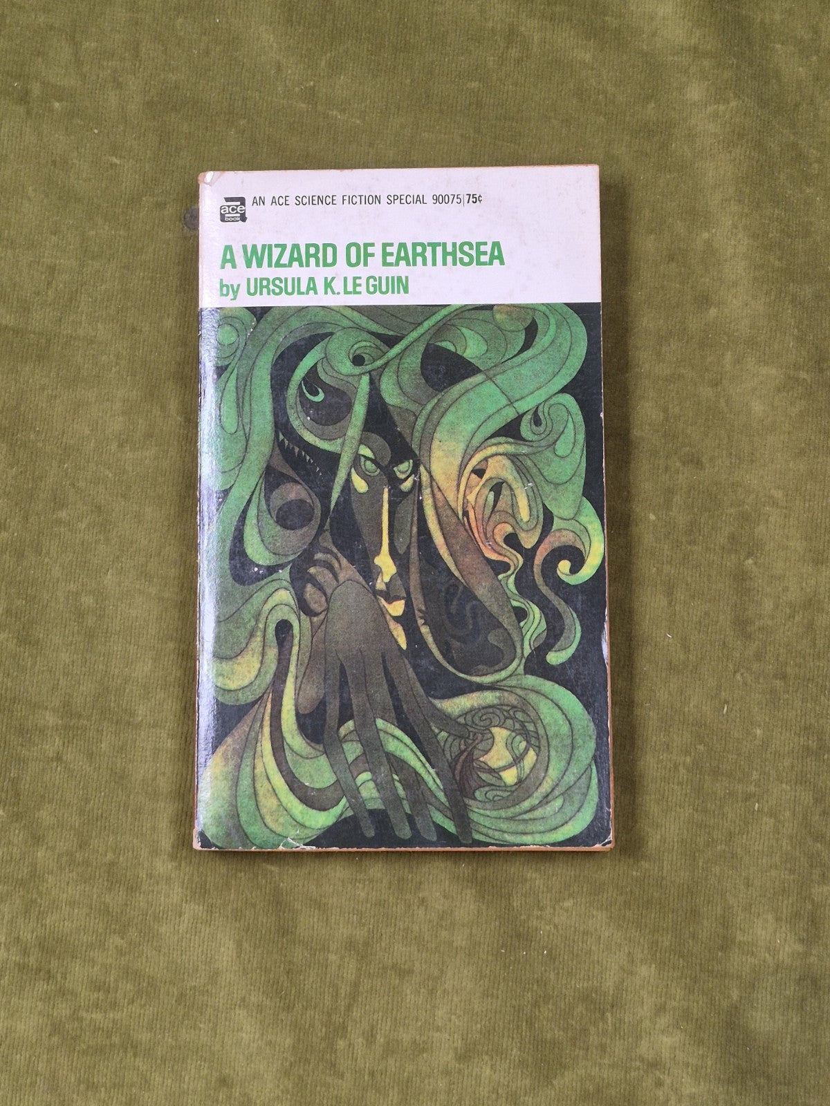 A Wizard of Earthsea by Ursula K Le Guin , Ruth Robbins - Ace SF 1st 19680