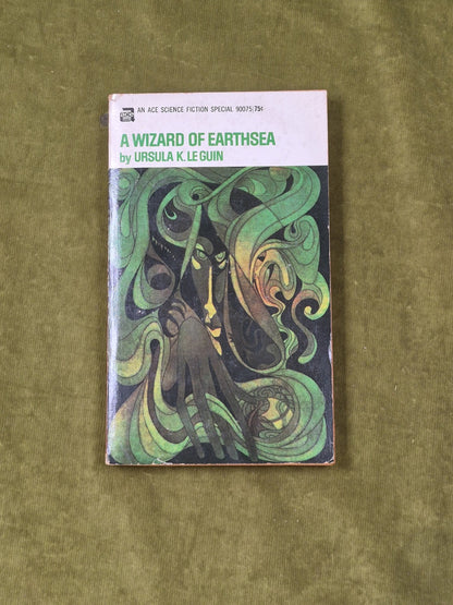A Wizard of Earthsea by Ursula K Le Guin , Ruth Robbins - Ace SF 1st 19680