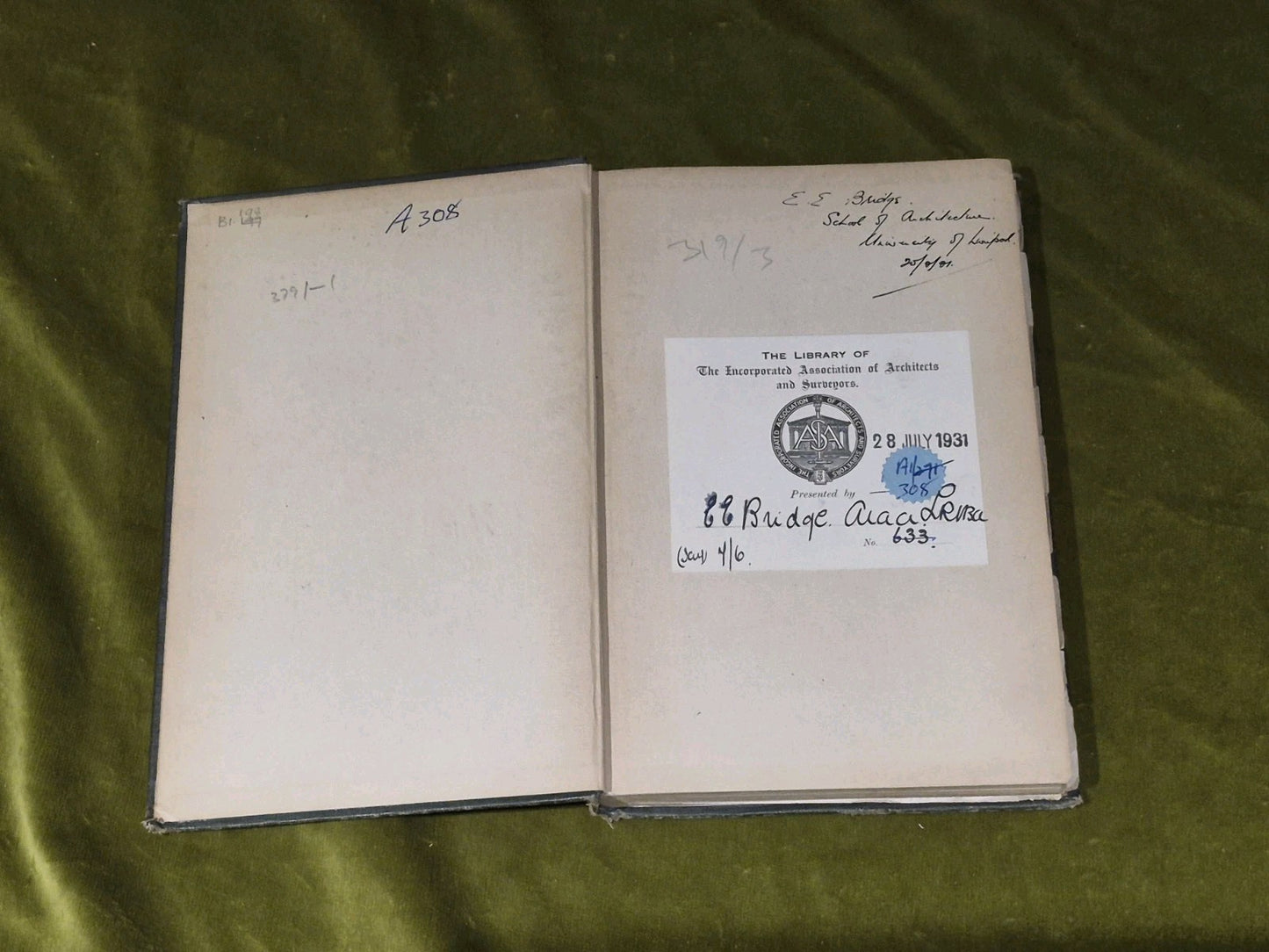 Principles of Architectural Perspective - WILLIAM HENRY LAWRENCE - HC - 19153