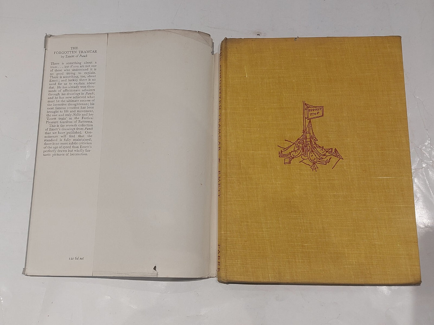 The Forgotten Tramcar and Other Drawings, Emet of Punch, Faber (1952) Hb Book2