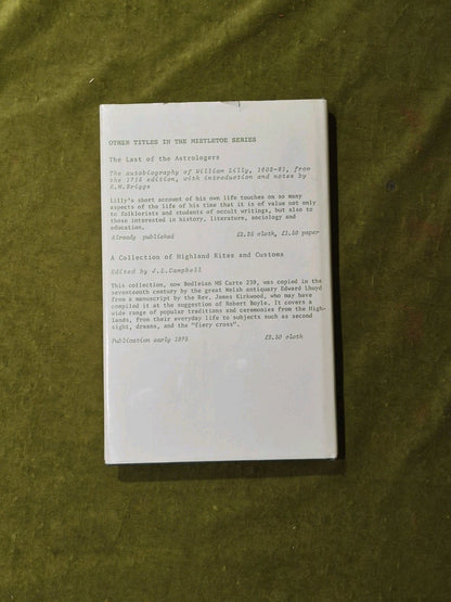 The Journey to the Other World - H R E Davidson , D S Brewer 1975 HB DJ1