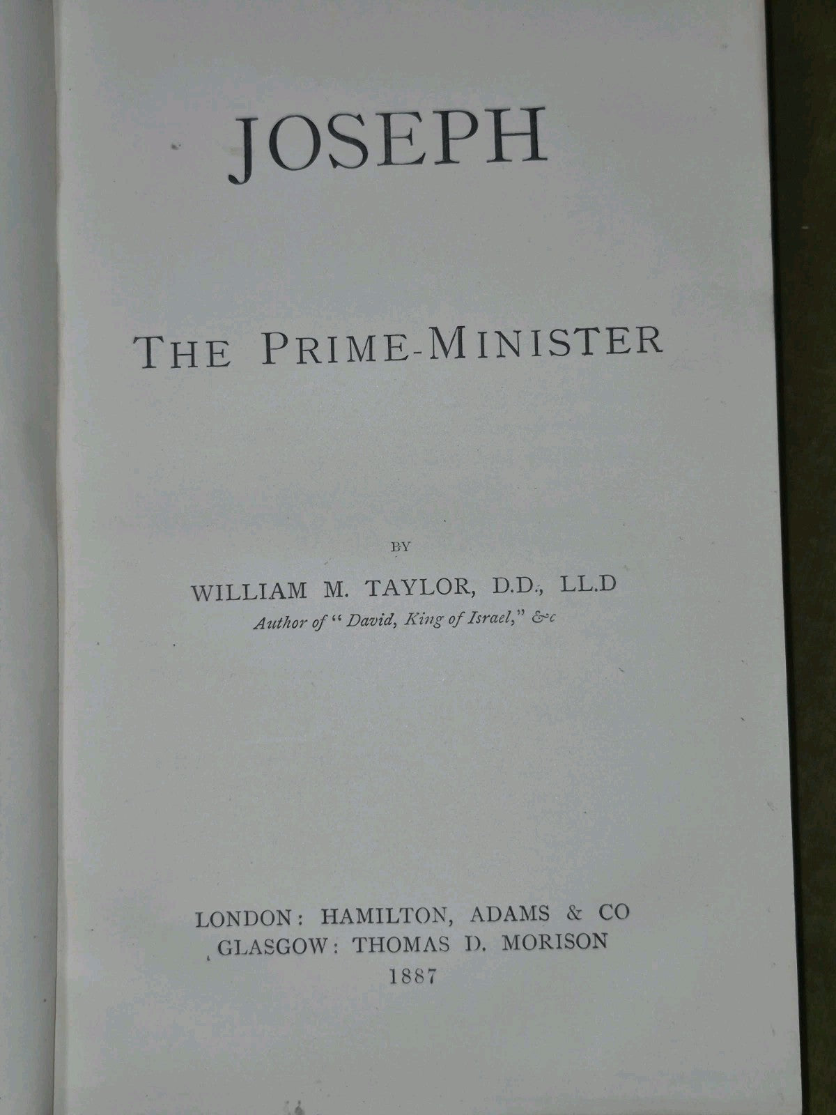 Rev William M Taylor Bible Biographies Set Joseph Ruth Elijah Daniel Peter16
