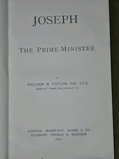Rev William M Taylor Bible Biographies Set Joseph Ruth Elijah Daniel Peter16