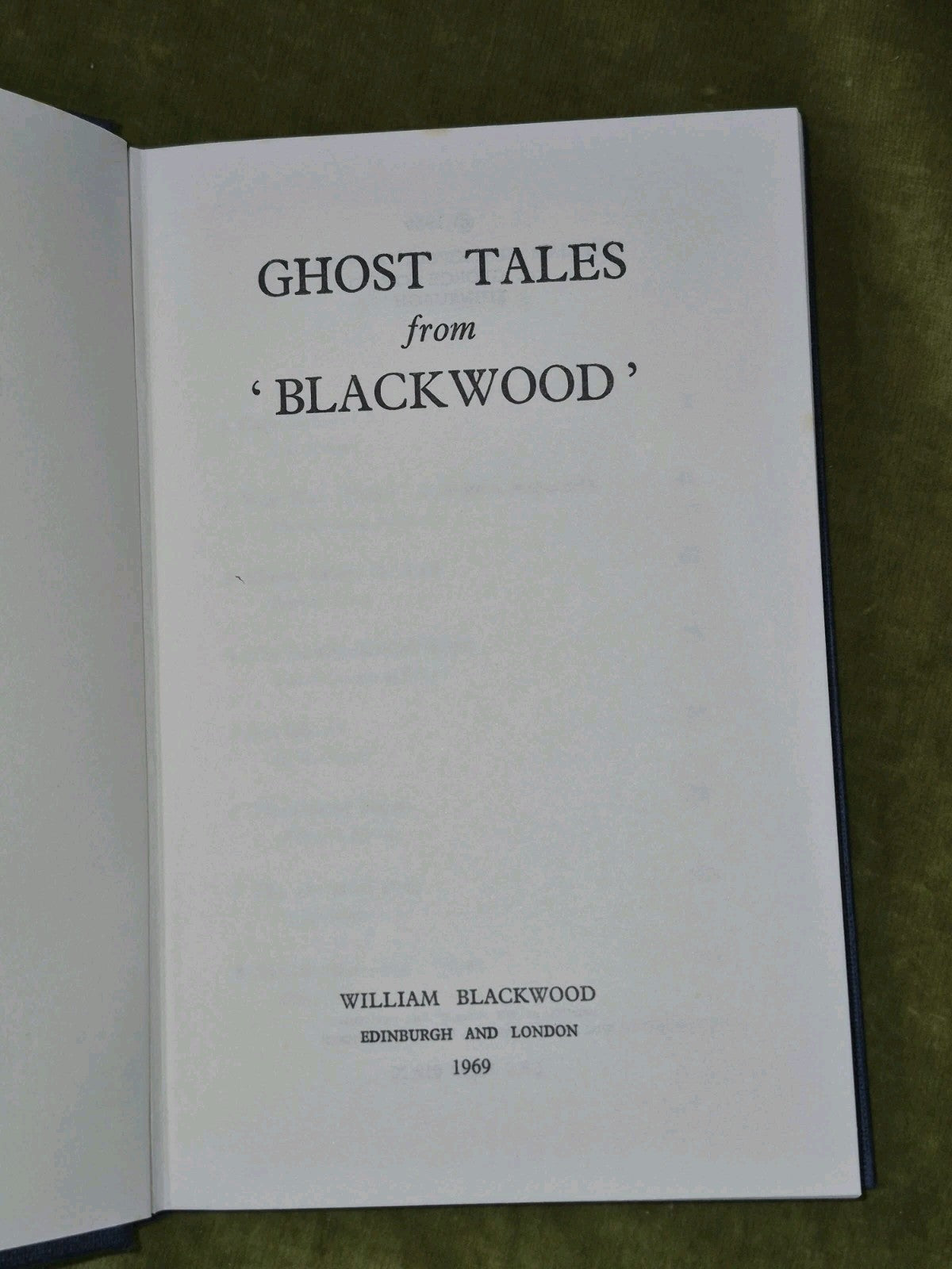 Blackwood Tales Set Scottish Sea Navy Ghost Suspense Traveller's Treasure 19705
