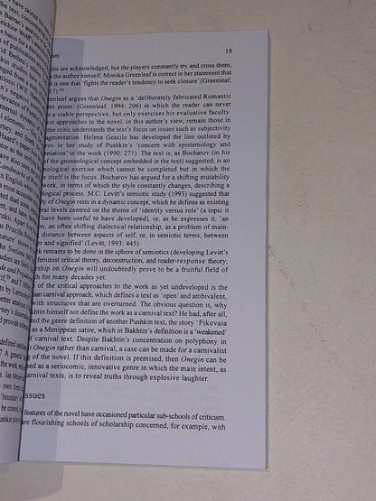 Pushkin's "Eugene Onegin" by Sally Dalton-Brown (2005) Paperback Book3